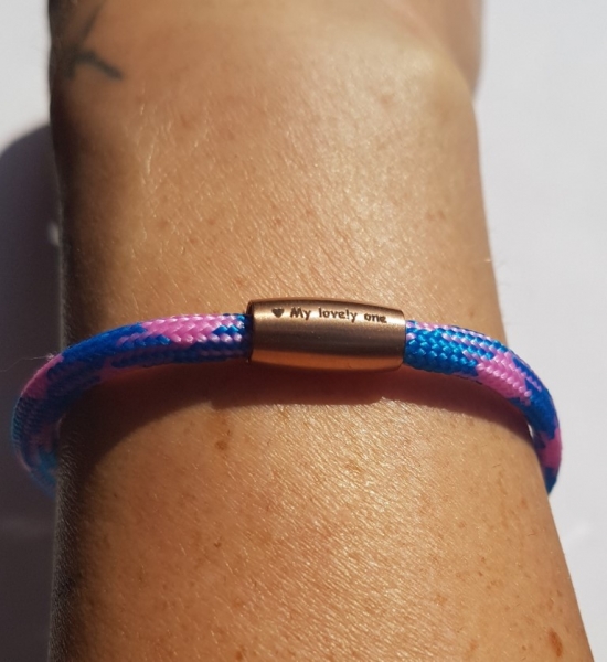 Segeltau Armband 4mm *rosegold*